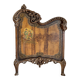 Pair of Art Nouveau cast iron headboards, Italy circa 1900