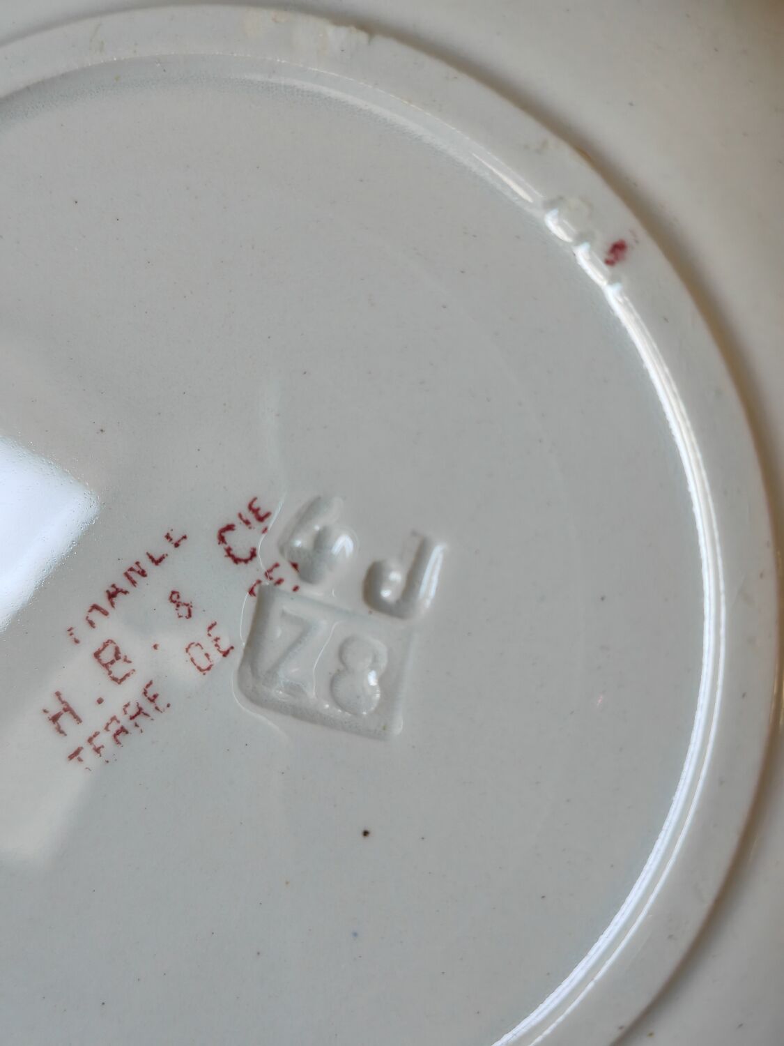 Choisy le Roi XIXeme plates