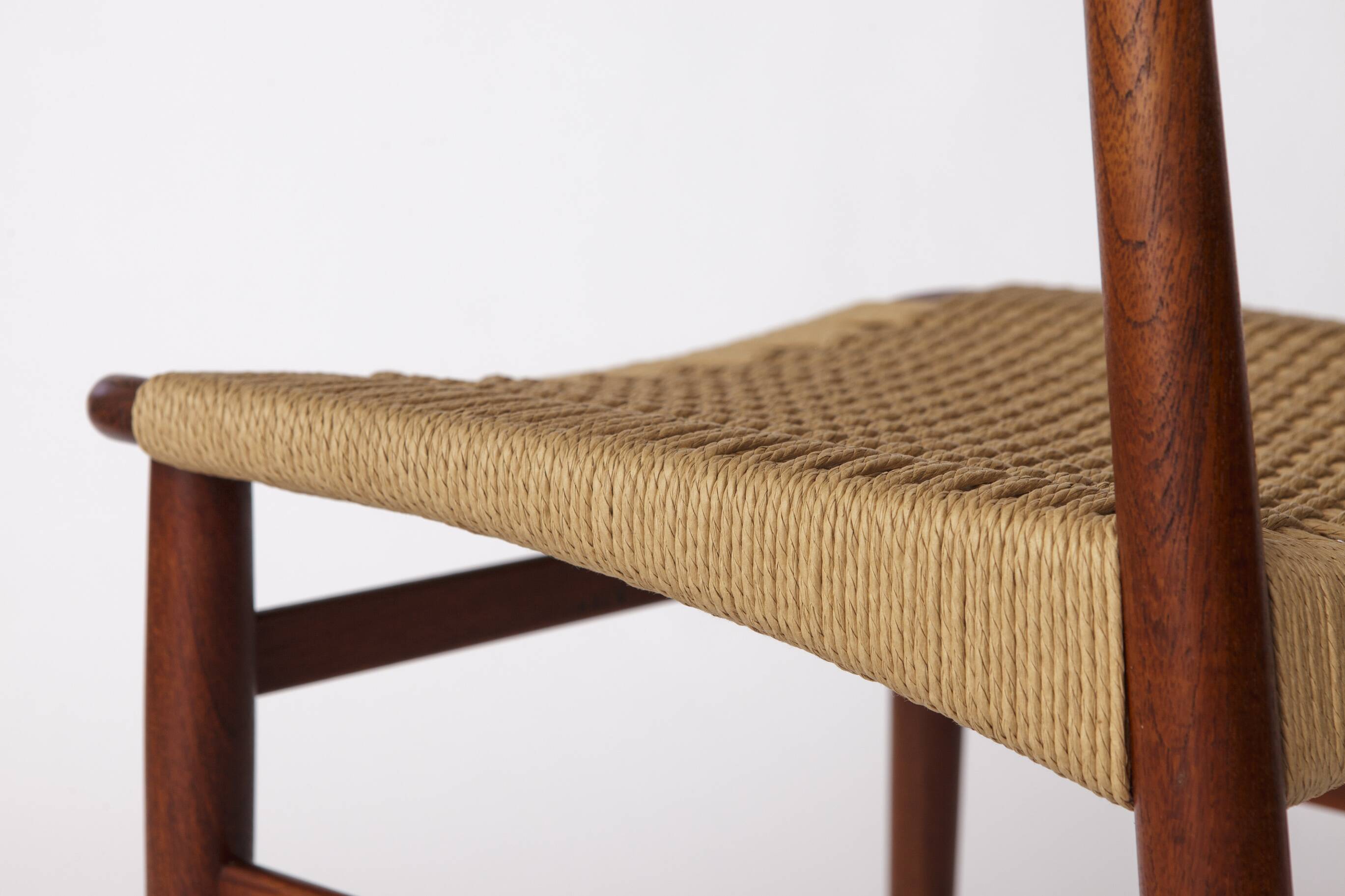 Mid-Century Teak Dining Chair by Larsen & Bender Madsen for Naestved Møbel