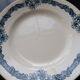 Antique dessert plate, Longchamp ironstone, Denise model.
