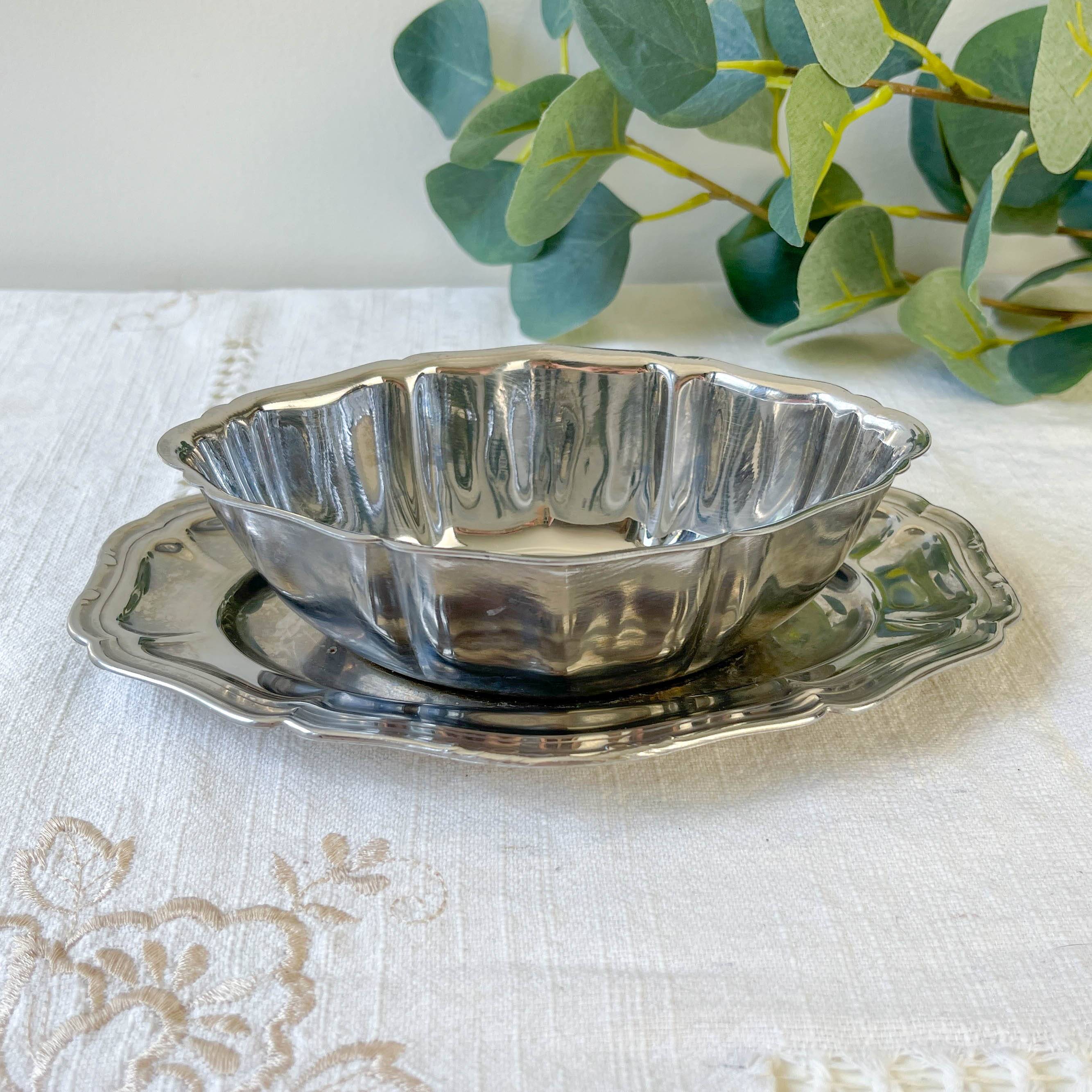 Vintage Stainless Steel Sauceboat Guy Degrenne 70s