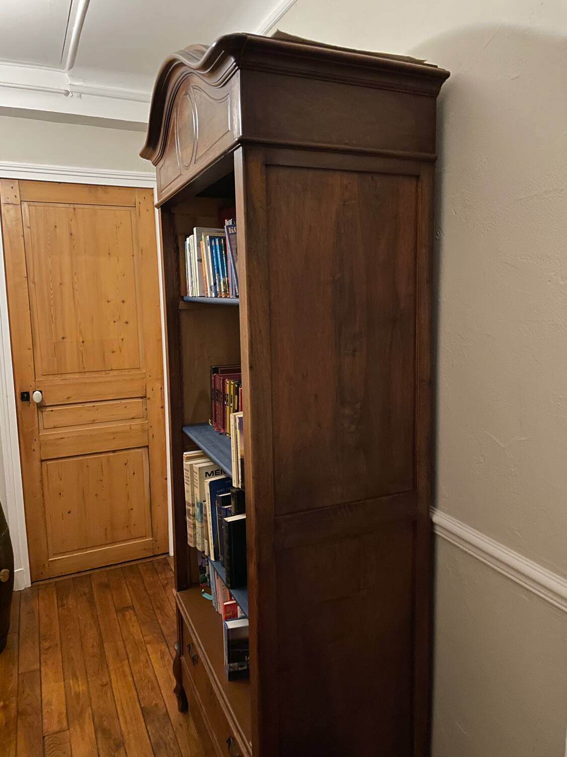 Wooden bookcase