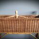 Planter door rattan plant