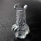 Pressed Glass Vase: Pavel Panek Design, Czech Republic / 1972