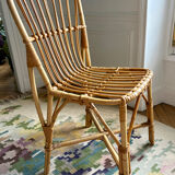 Rattan and bamboo chair from the 50s/60s.