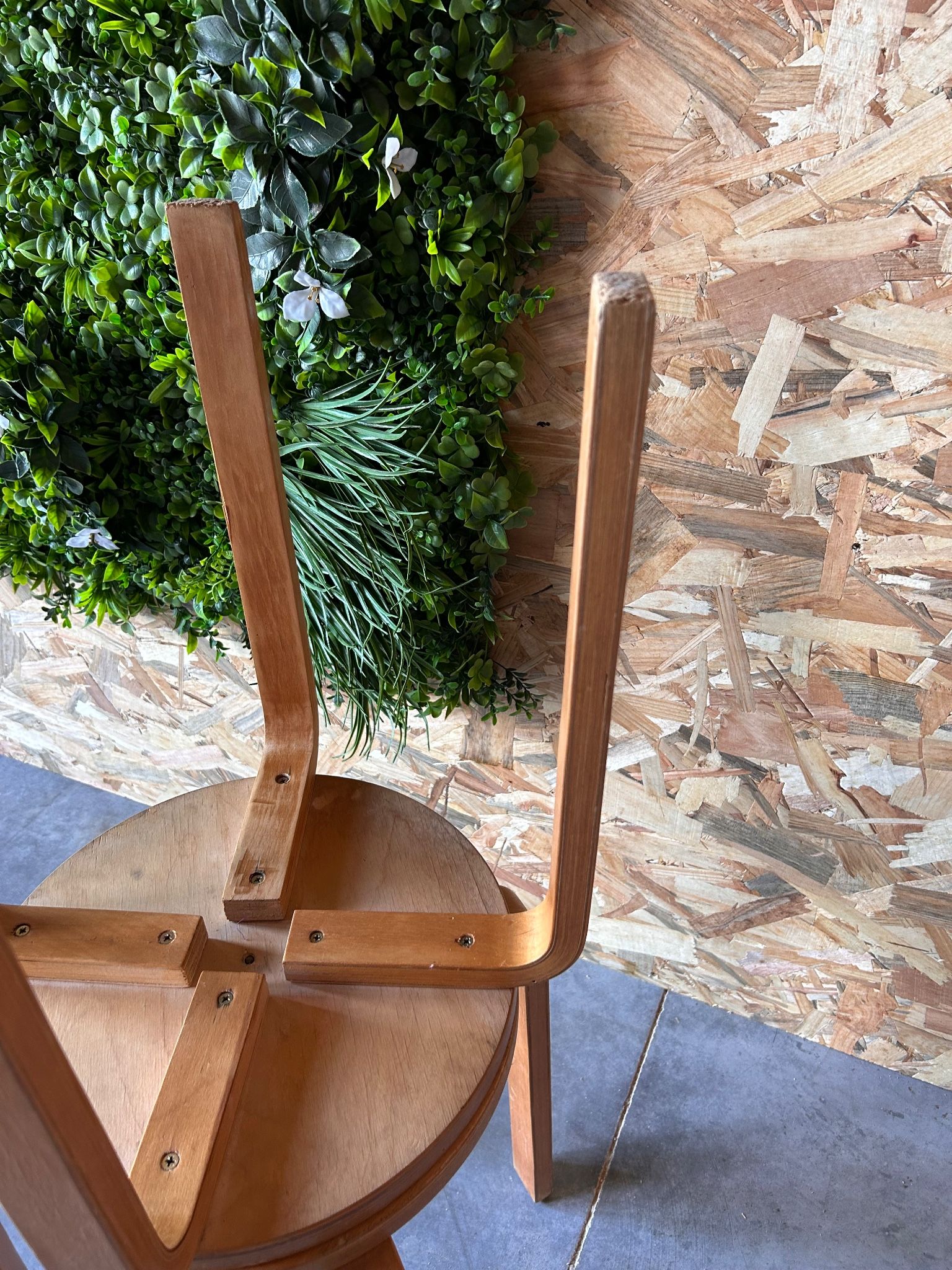 pair of Aalto Artek E60 stools