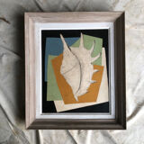 Large painting on panel