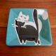 Plate ceramic cats Olaria Nova Lagos