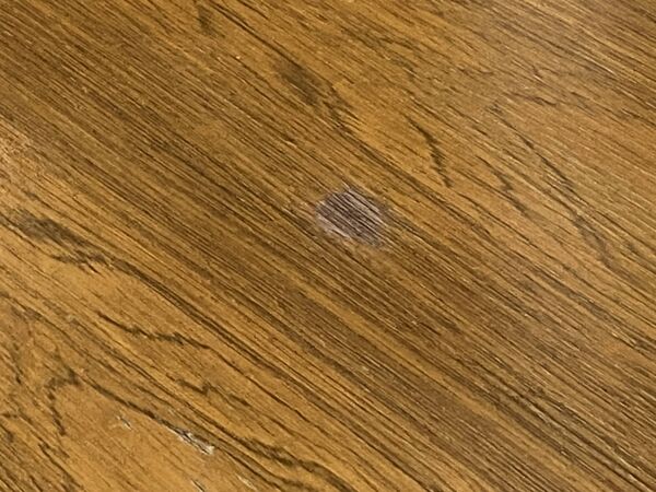 Bureau direction type scandinave palissandre et métal 6 tiroirs vintage 60