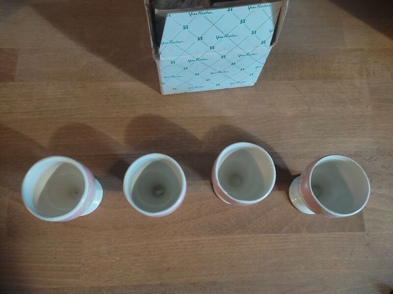 Egg cups Yves St Laurent