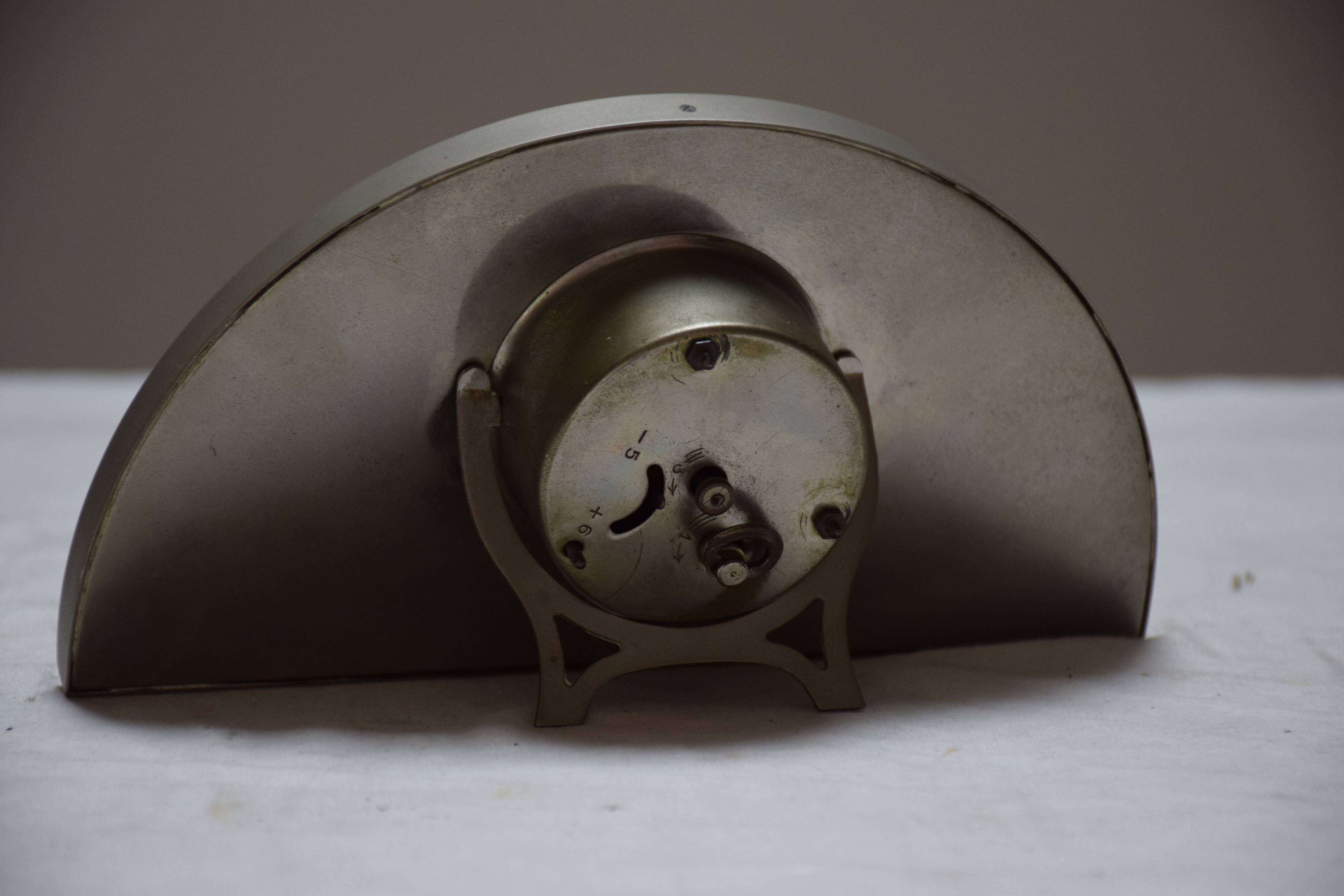 Half moon clock circa 1930