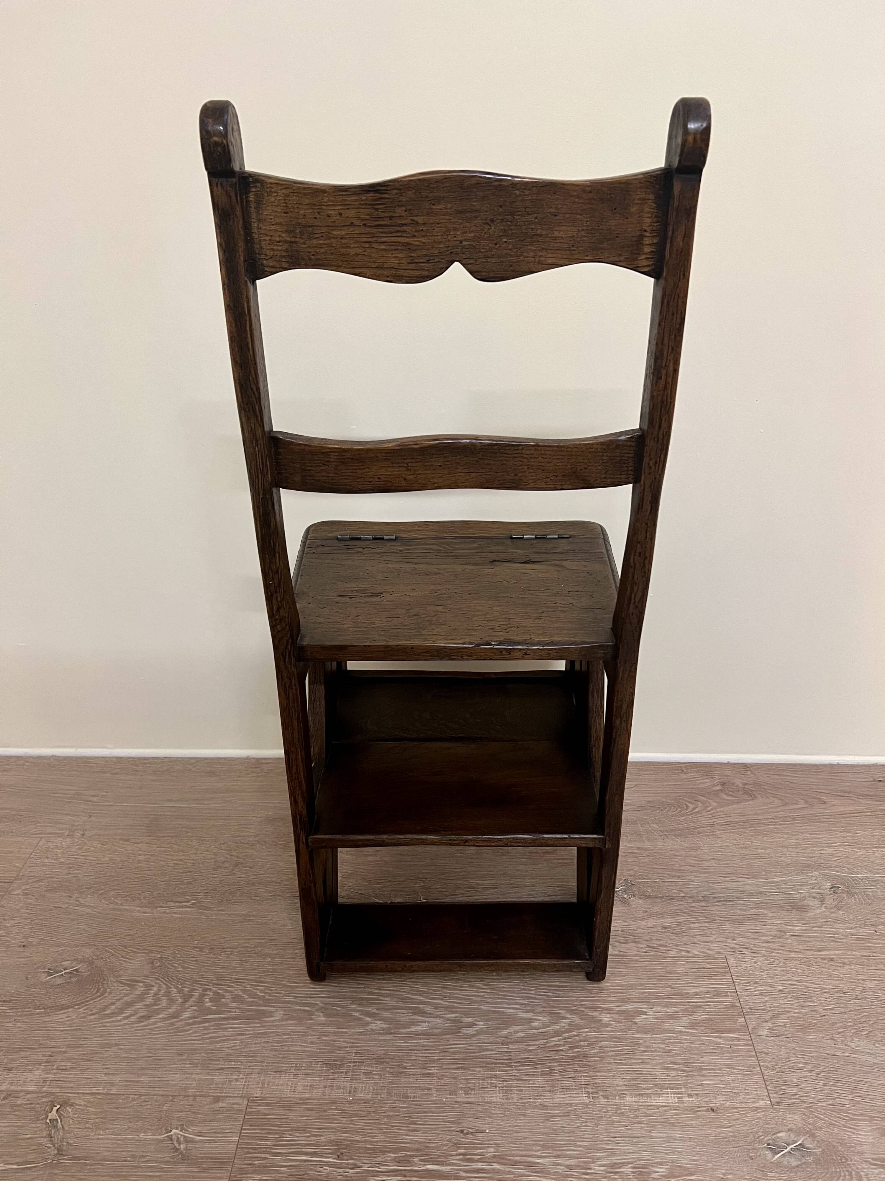 Work of popular art around 1900: stepladder chair