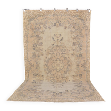 Tapis vintage beige anatolien sku-2341