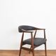 Danish Teak & Leather Armchair by Th. Harlev for Farstrup Møbler