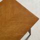 Table basse vintage années 50 pieds compas design scandinave