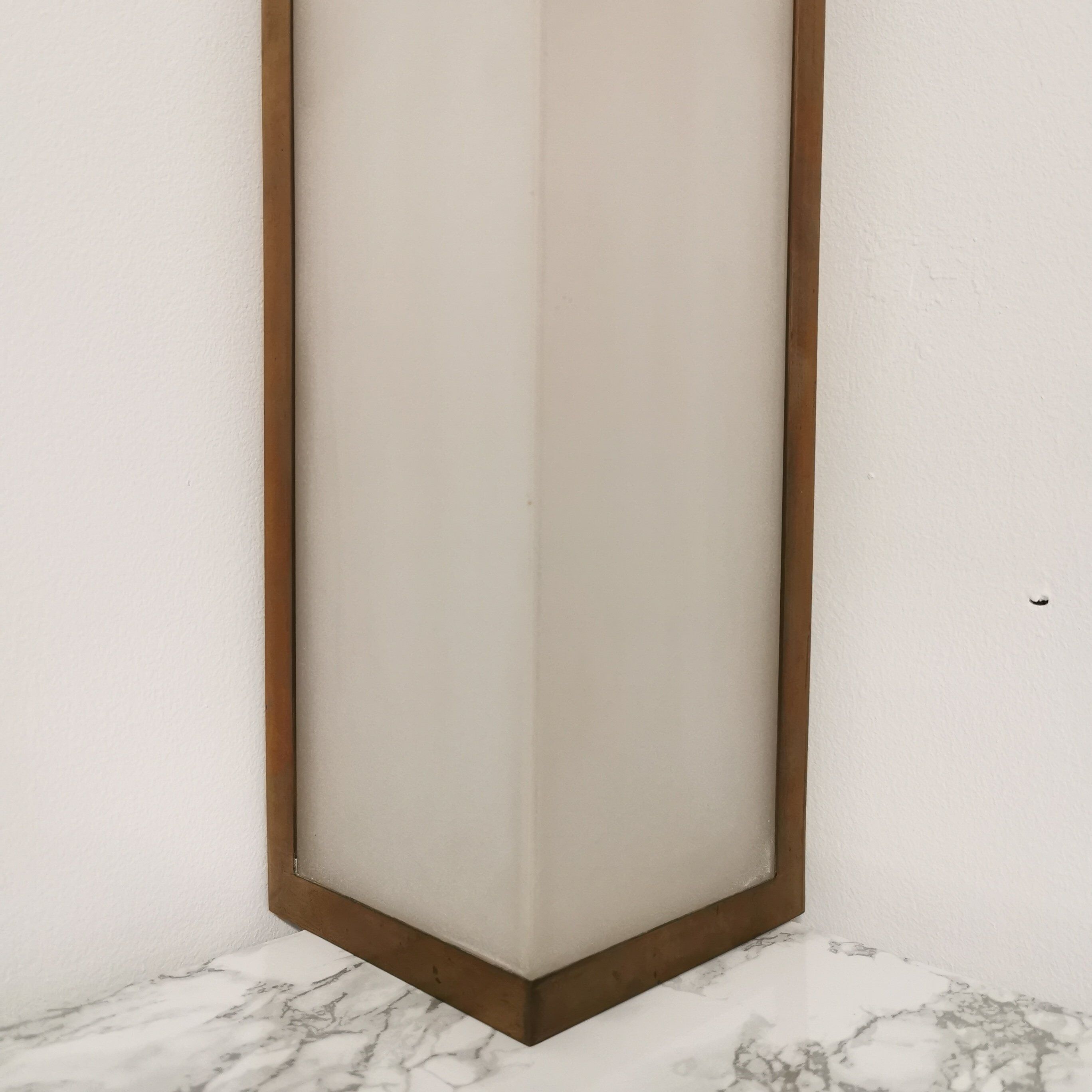 Pair of vintage Perzel angle wall light