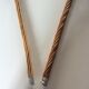 Lot of 2 vintage carpet beaters in ratin