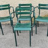 Series of 4 garden chairs