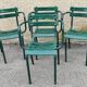 Series of 4 garden chairs