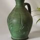 Jug, vase, vintage green ceramic
