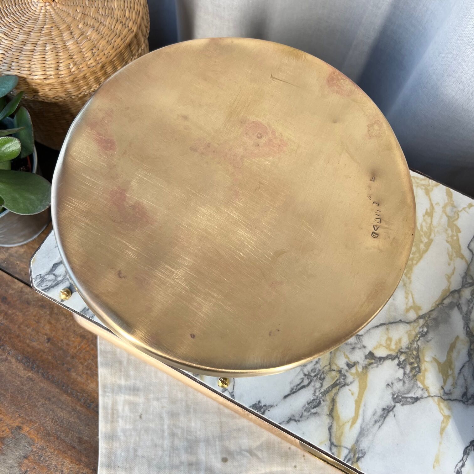 Old grocer's scale restored