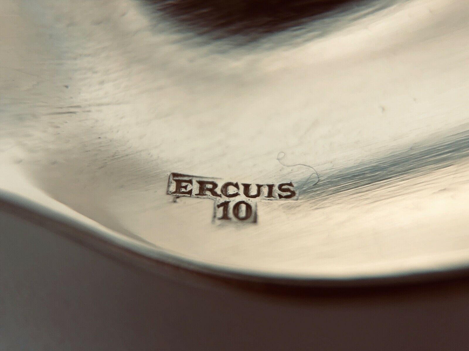 Box set 10 spoons a moka ercuis metal argente louis xvi bamboo baguette