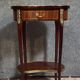 Louis XV style side table, in marquetry.
