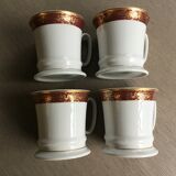 Misencen set of 4 decorated cups