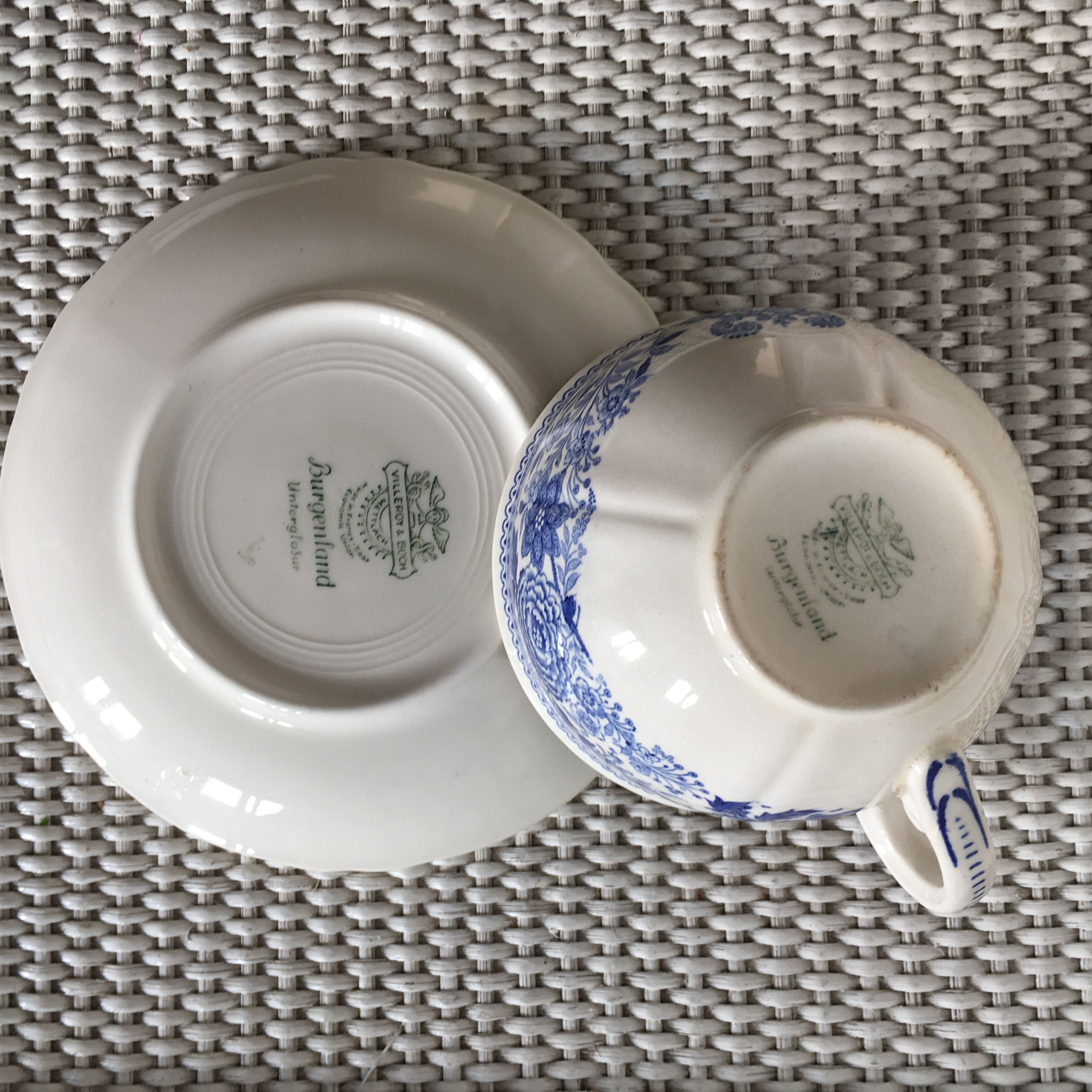 Cup porcelain Villeroy and Boch "Burgenland"