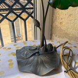Antique table lamp Water lily