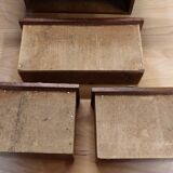 Wall dressing table with drawers