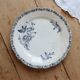 Flat plate iron earth Onnaing - Blue plant decoration