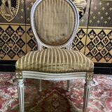 Set of 4 Louis XVI style medallion chairs