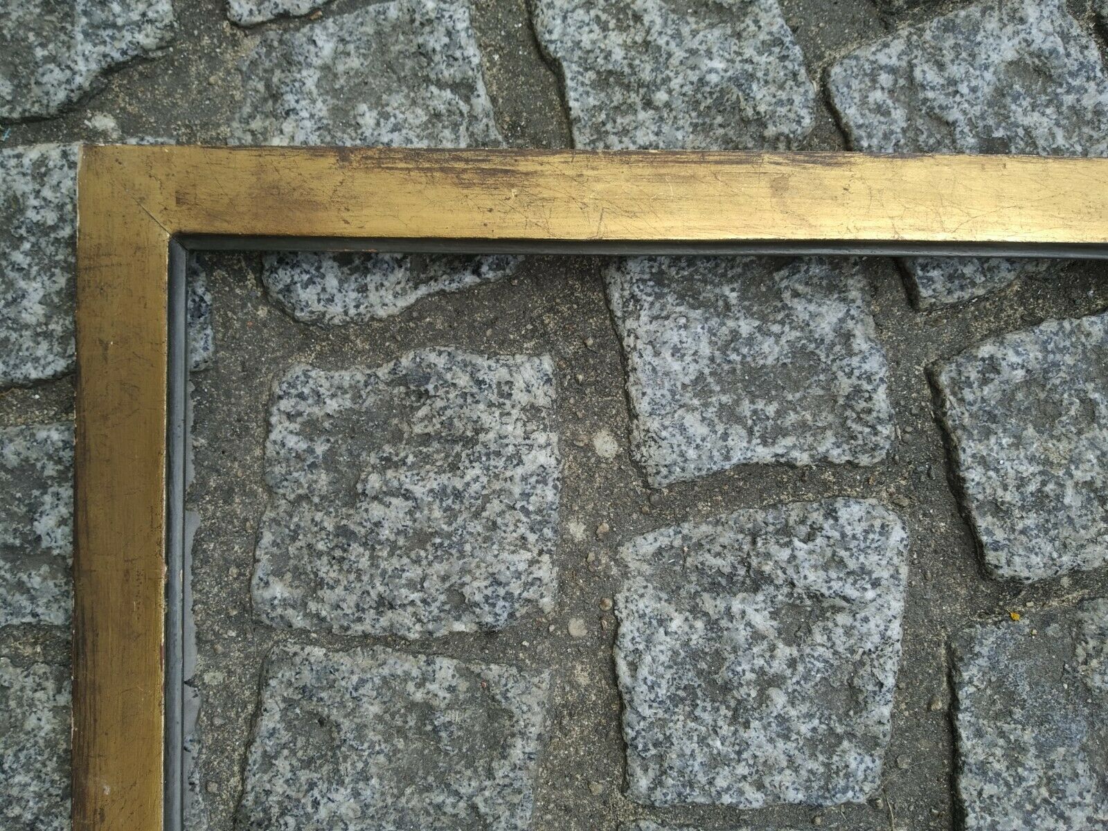 Golden baguette frame leafing 45 cm x 26 cm