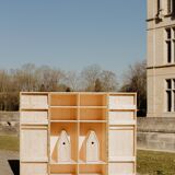 Riding trunk for 2 saddles