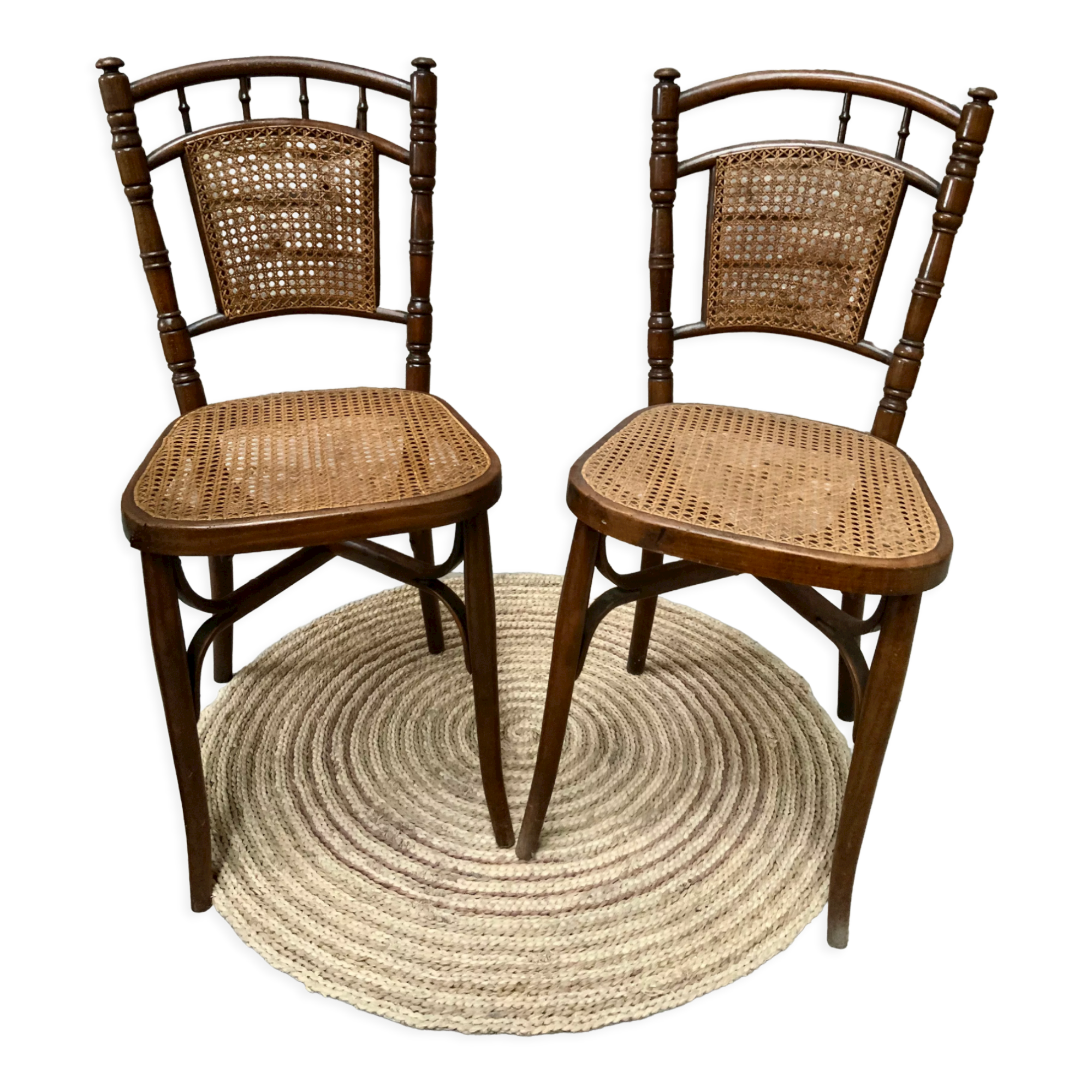 Pair of bistro chairs