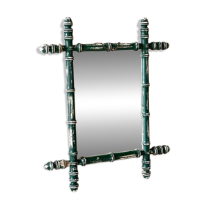 Miroir ancien dit bambou