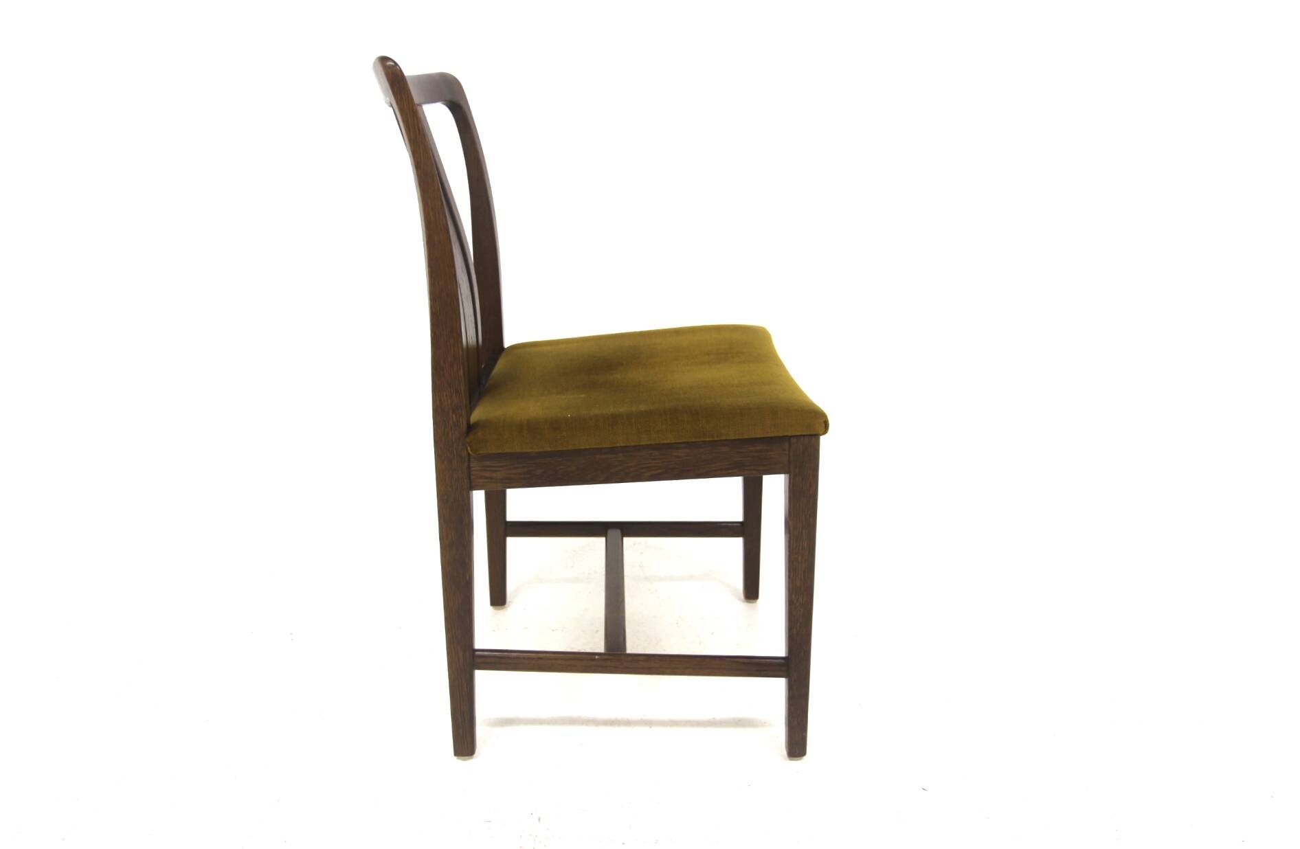 Set of 4 Scandinavian oak chairs, Linde Nilsson, Lammhult, Sweden, 1960.