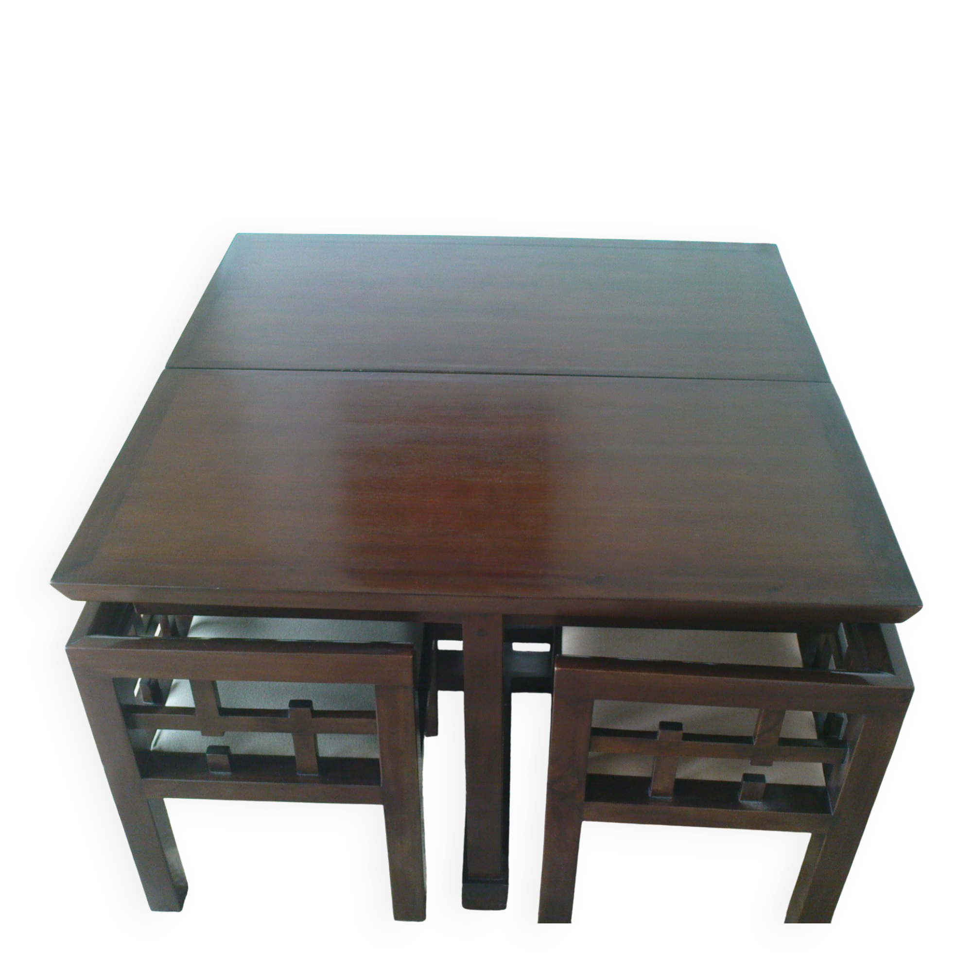 table basse et 4 chaises