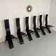 Set of 6 Italian design chairs by Pietro Arosio, postmodern, 1980s.
