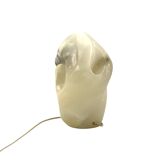 Sculptural alabaster table lamp, France 1980s
