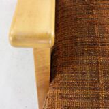 Forties dutch design larger lounge chair attributed to Jan den Drijver