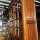 Library buffet two-body display cabinet solid cherry Louis-Philippe