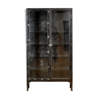 Armoire médicale en fer, années 1930