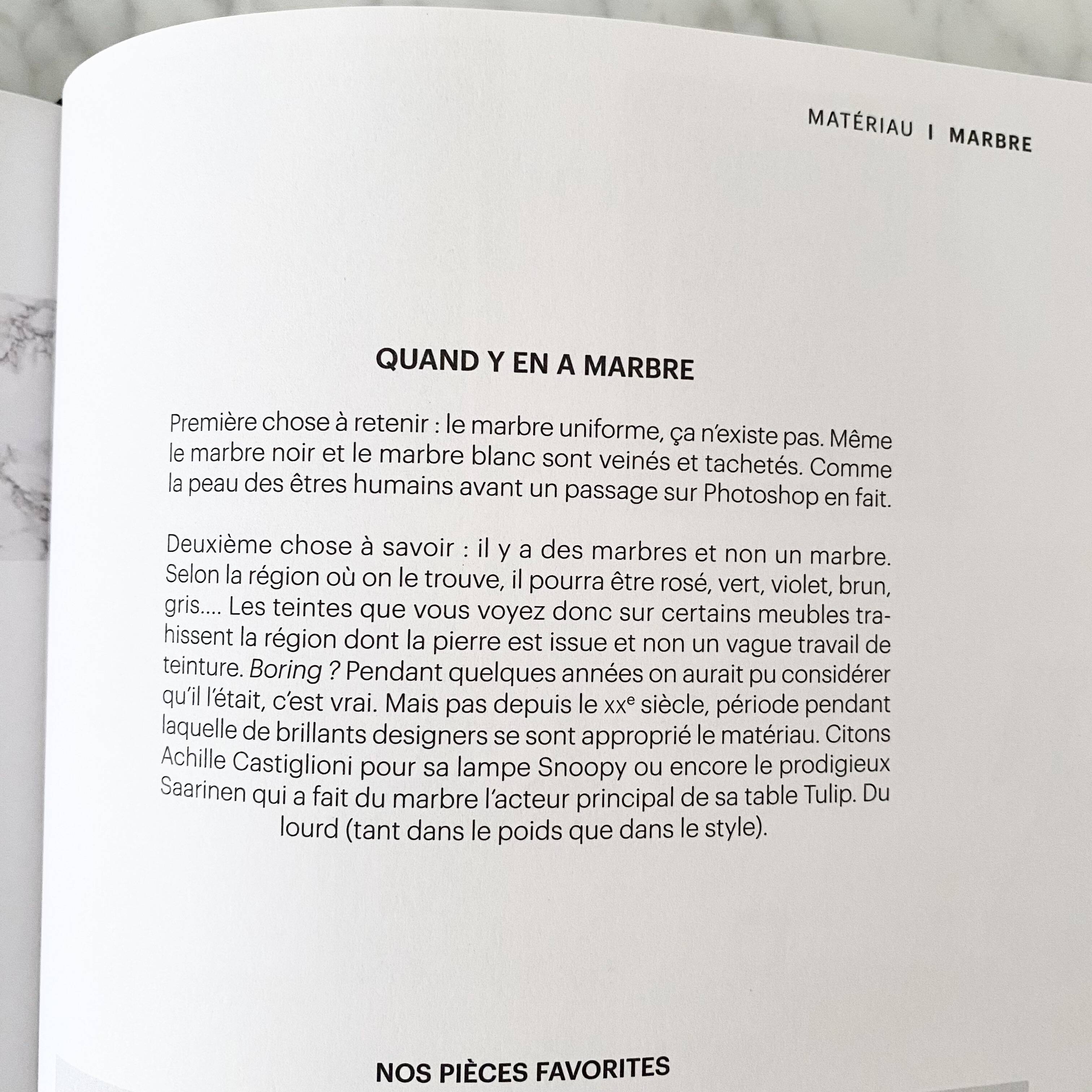 Carrara marble coffee table (Italy)