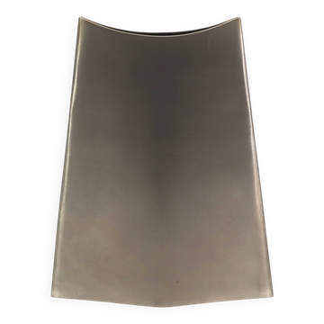 Vase en acier de Dominique Imbert, années 70