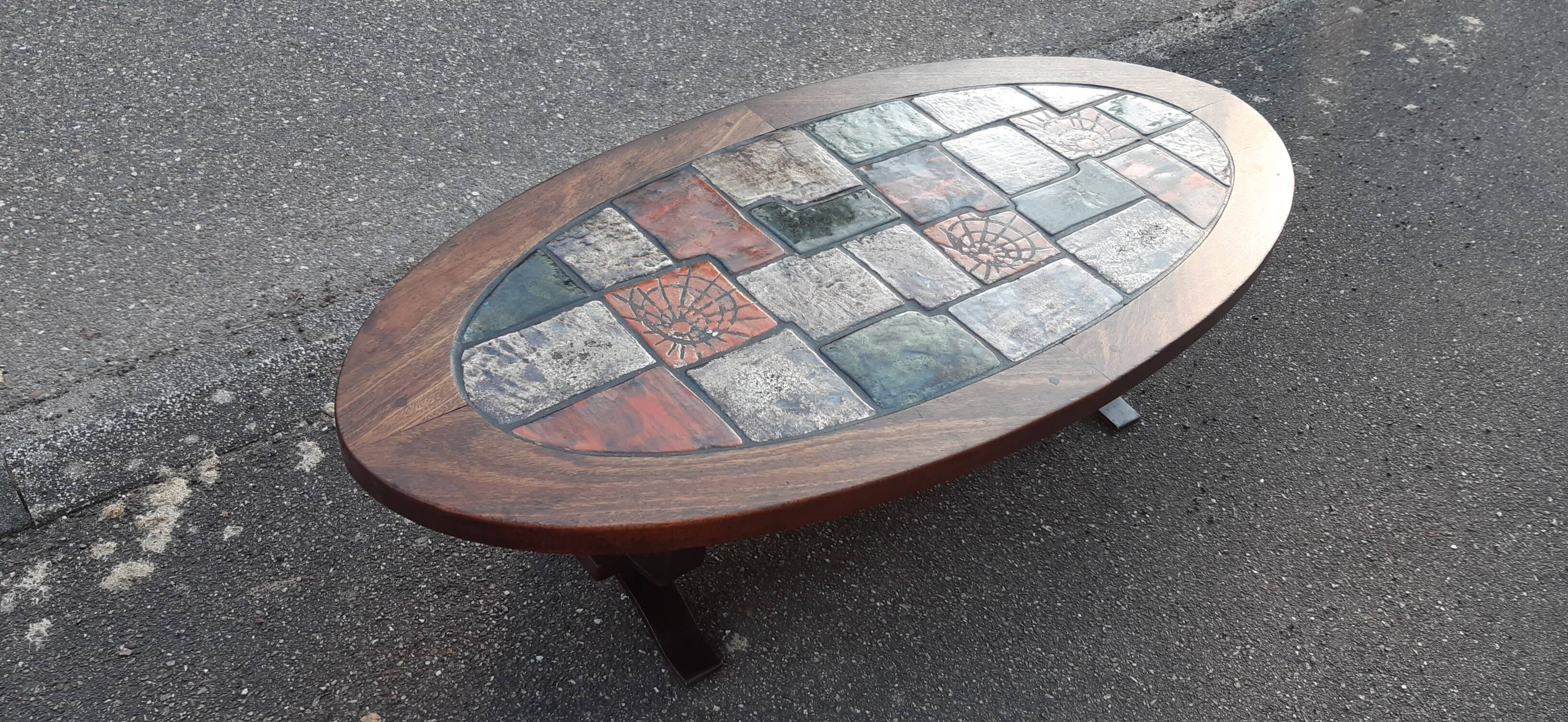 Brutalist coffee table from the 1970s.