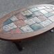 Table basse brutaliste années 70