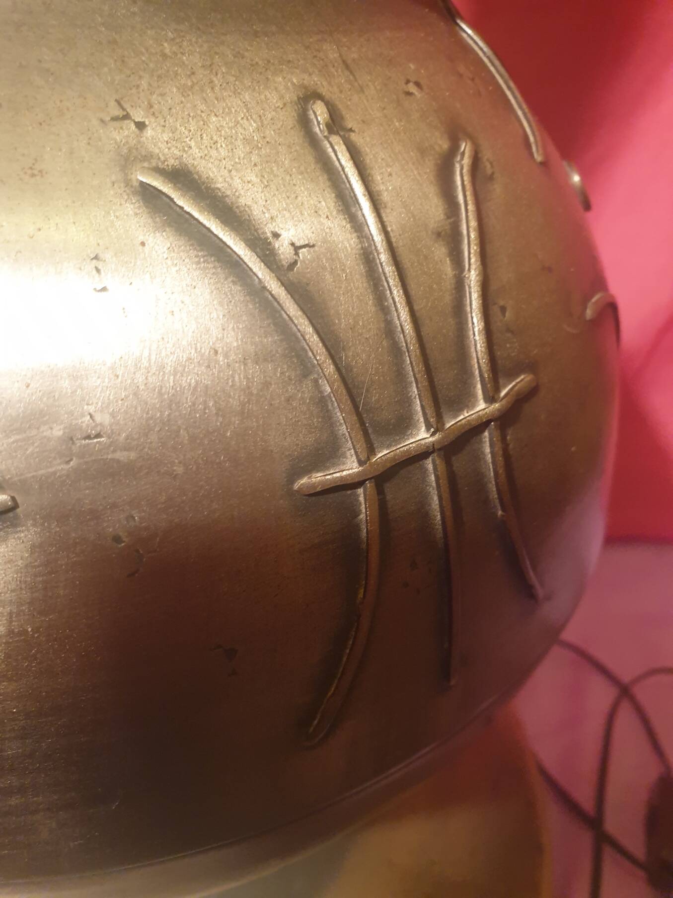 Large designer metal living room lamp