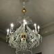 Crystal beaded chandelier, circa 1800